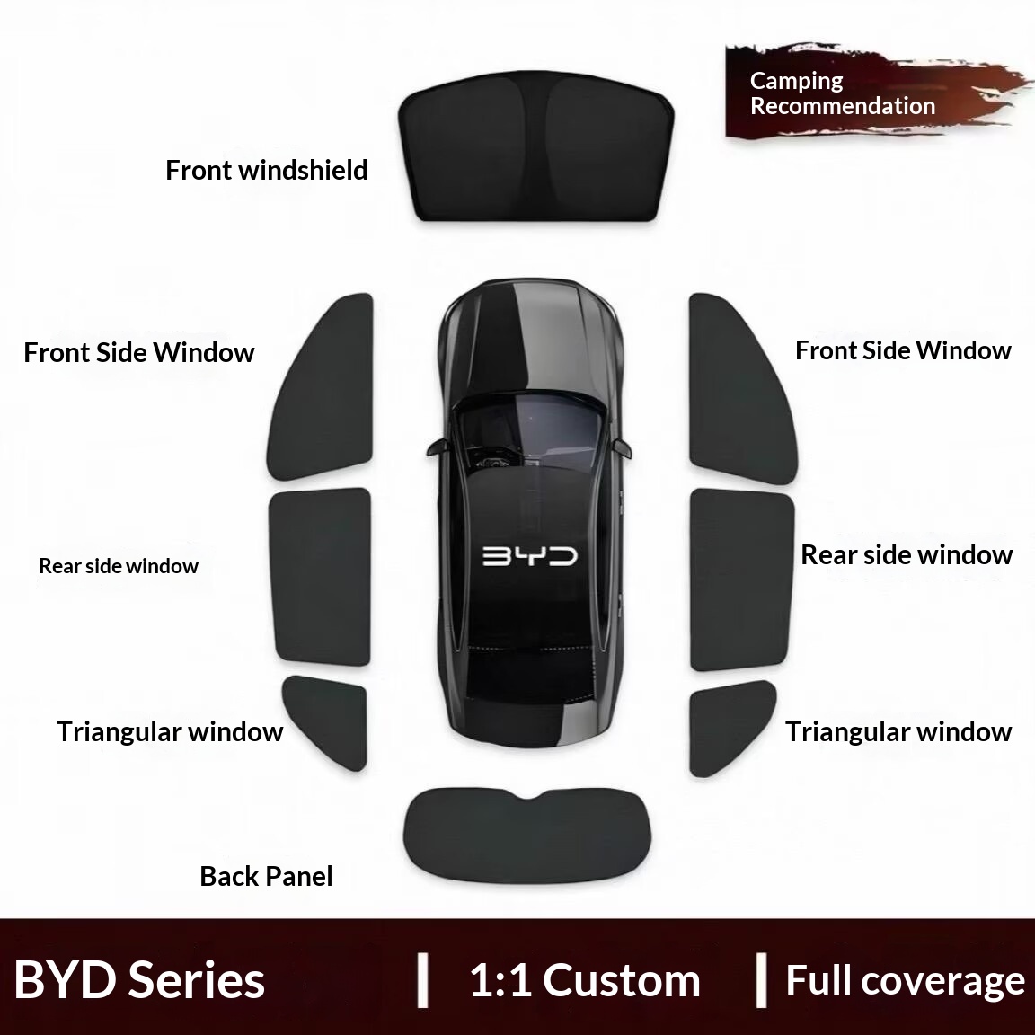 Windshield Sun Shade - Pour BYD Sealion 6 Seal U