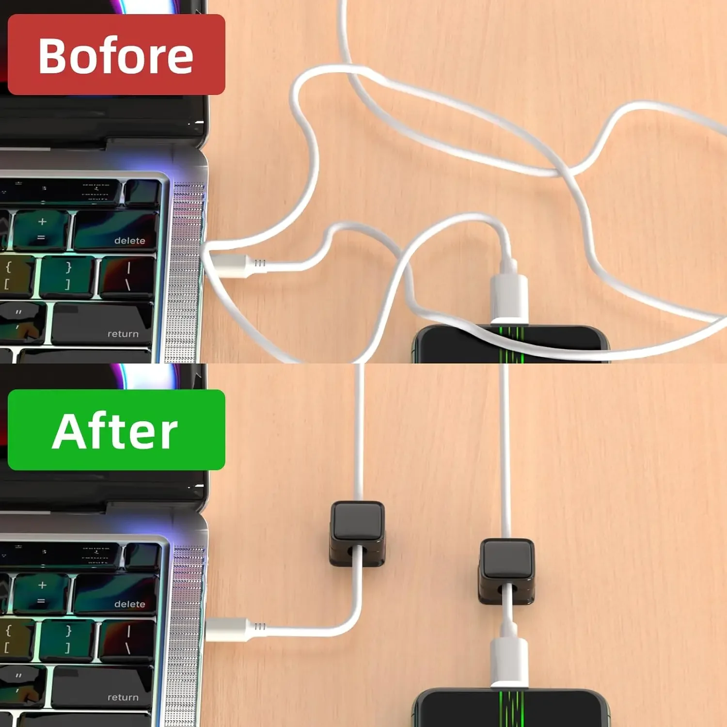 Mini organisateur de câbles, s - Car Cable Organizer avis et prix